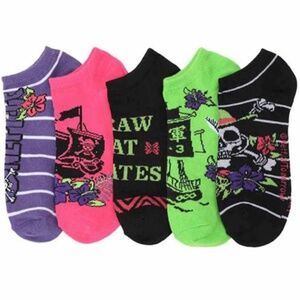 One Piece Icons Ankle Sock 5-Pack Fits Shoe Sizes 5-10
